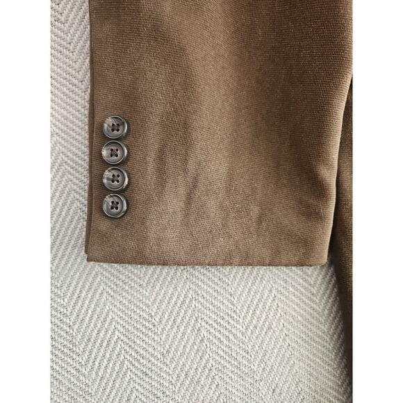 Ralph Lauren Green Label Suede Tan Sport Jacket Blazer 44R Fully Lined Grt Shape - Picture 11 of 16